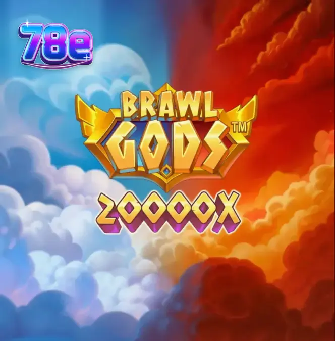 Tampilan layar terbagi yang menampilkan Zeus dan Hades dalam slot Brawl Gods
